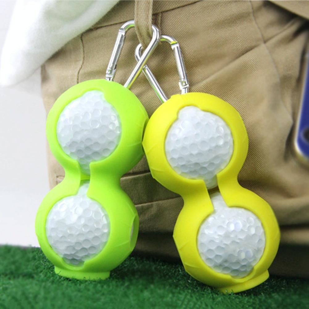 2-Pack Golf Silicone Double-Ball Protection Sleeves - Colour