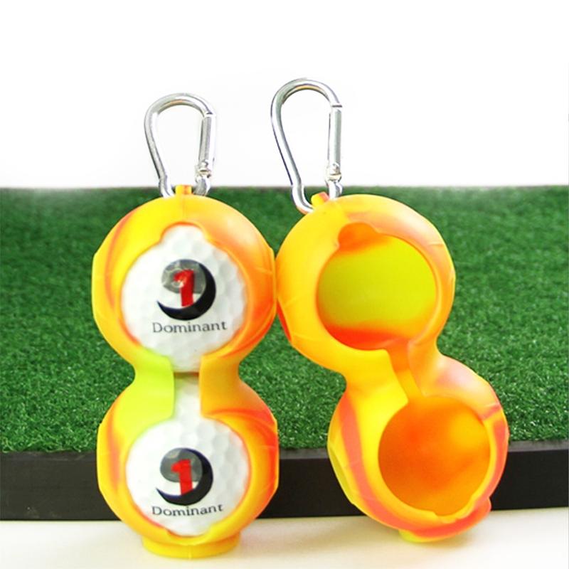 2-Pack Golf Silicone Double-Ball Protection Sleeves - Colour