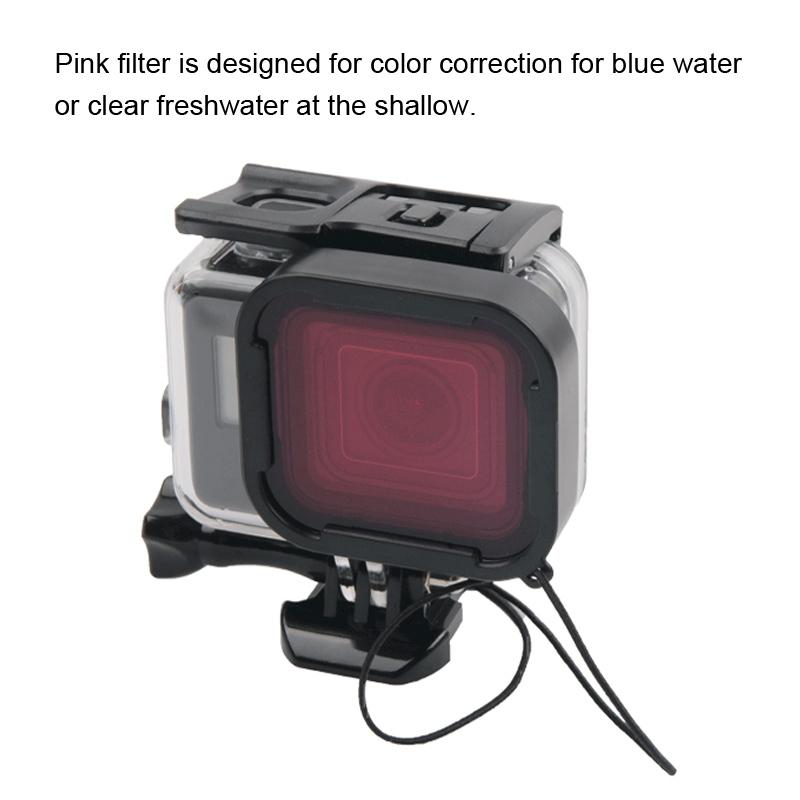 Waterproof Housing Case for Gopro Hero6 / 5 with Touch Screen Back Cover - 45m