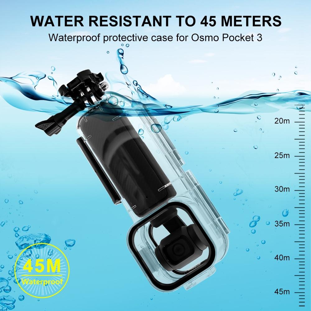 Waterproof Diving Case for Dji Pocket 3 - 45m Depth