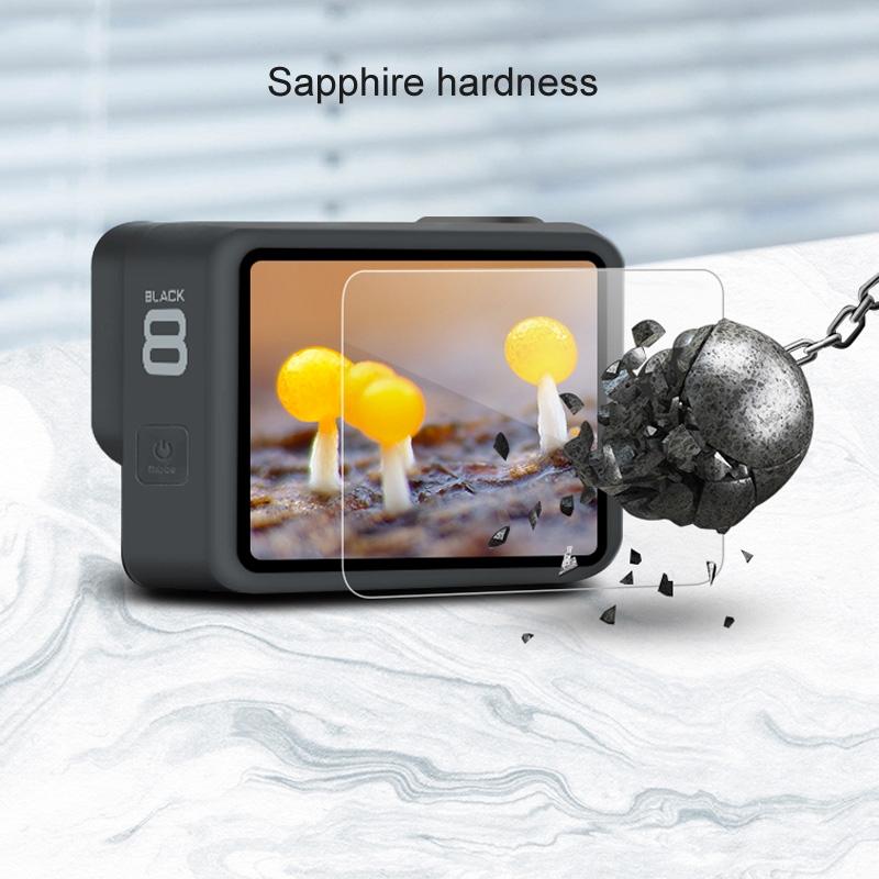 Tempe Glass Film For Gopro Hero8 Lens And Display - Clear