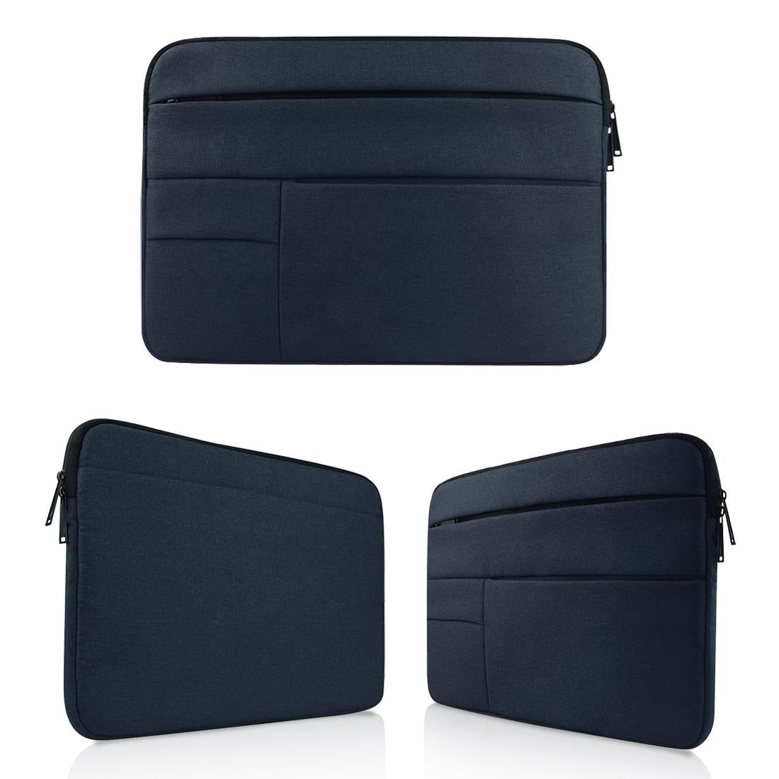 14 Laptop Tablet Bag with Multiple Pockets - Portable & Durable - Navy