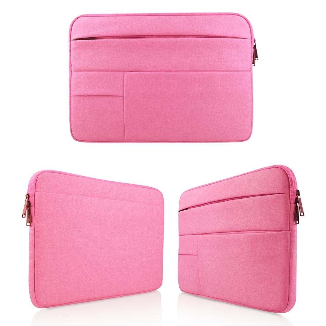 14 Laptop Tablet Bag with Multiple Pockets - Portable & Durable - Navy
