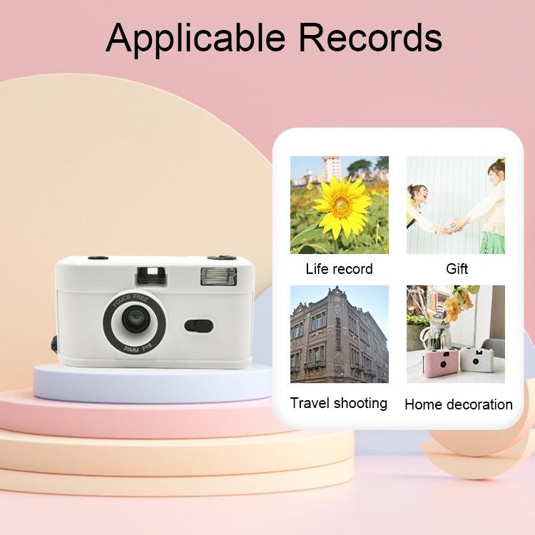 Retro Manual Reusable Film Camera for Kids - no Film - Blue