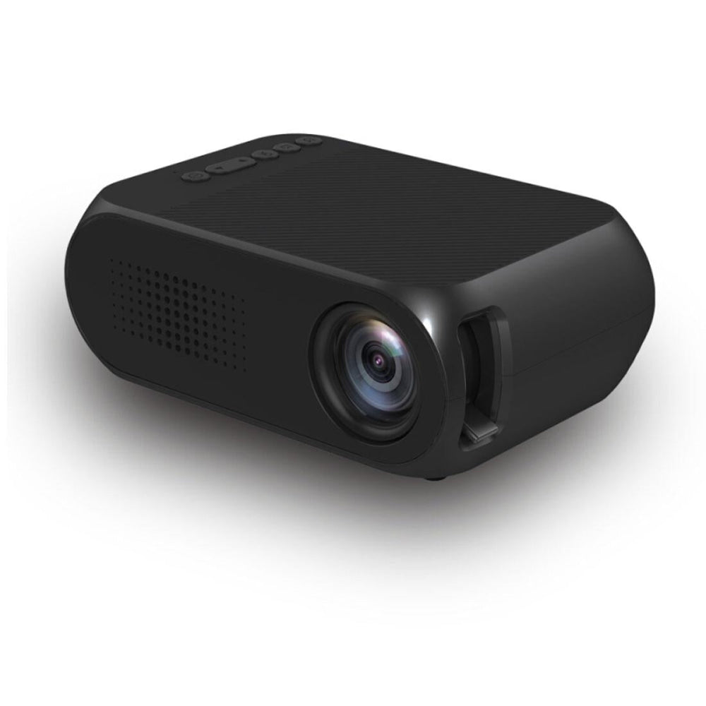 Mini Led Projector For Home Theater - Supports Hdmi Av Sd Usb - 320X240 Resolution - White