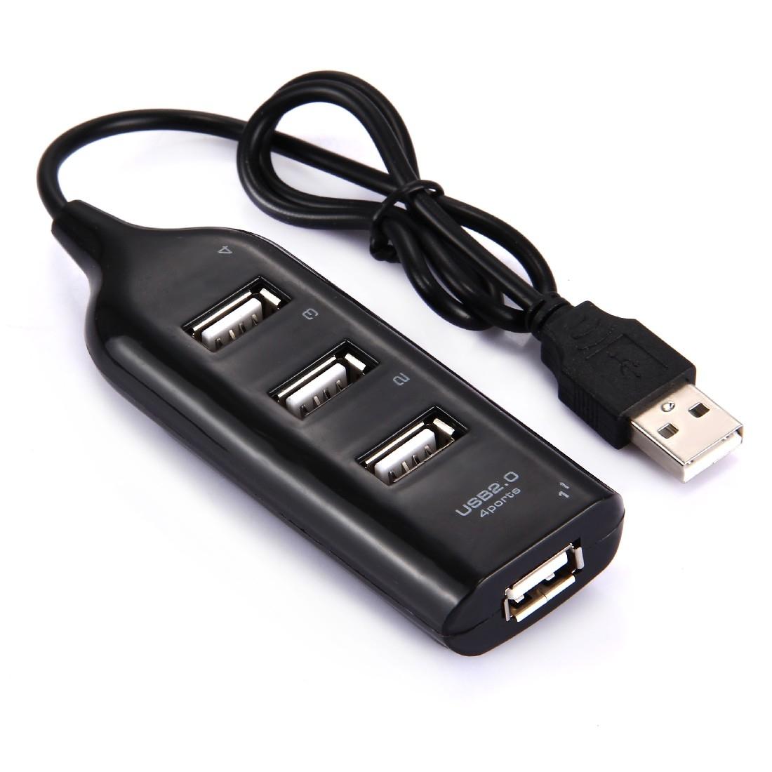 4-Port Usb 2.0 Hub 30Cm Cable Length - White