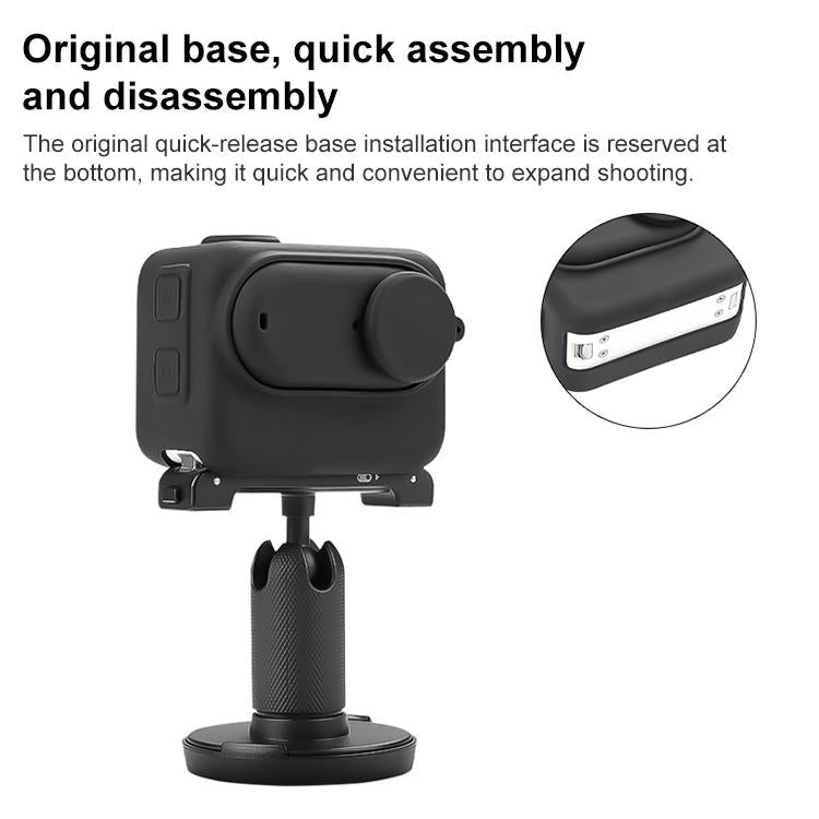 Insta360 Go 3 Silicone Case with Lens Cap and Strap - White