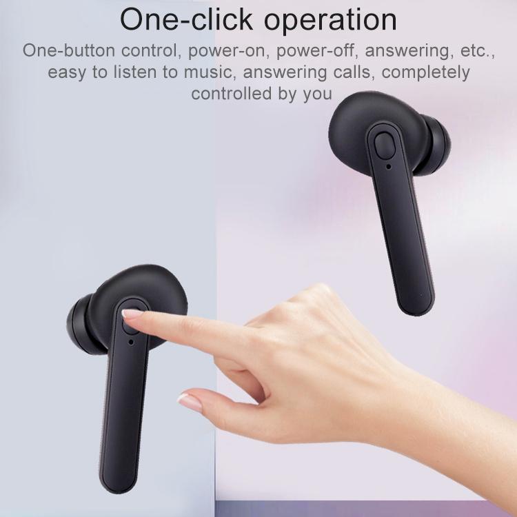 Waterproof Bluetooth Earphones with Magnetic Charging Box - 5.0 - White