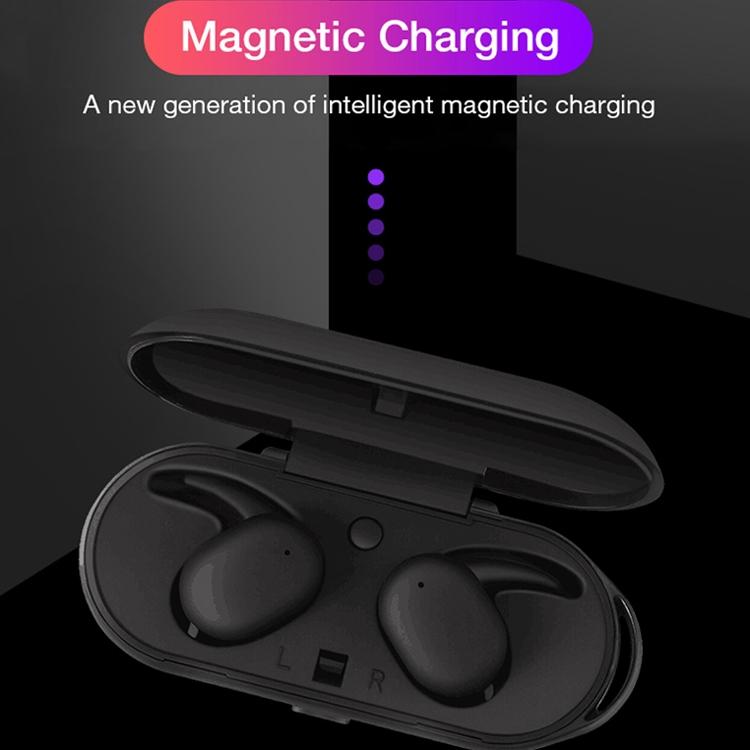 Waterproof Wireless Bluetooth Earphones with Magnetic Charging Box - 300mah - White