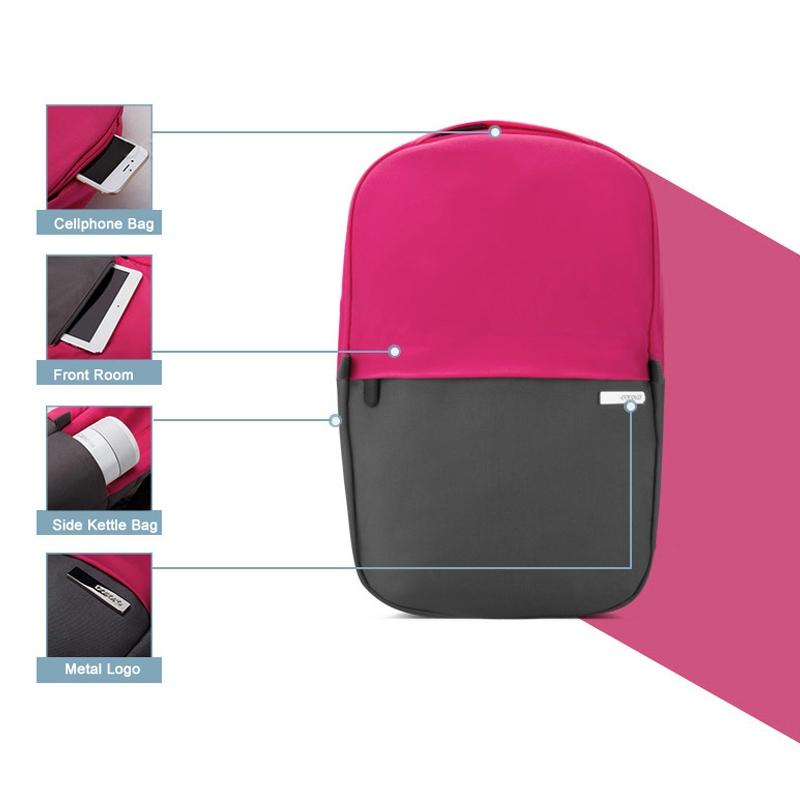 Xy Series Multi-Functional Backpack For 13.3 Inch Laptop - Fashion Colour Matching - Yellow