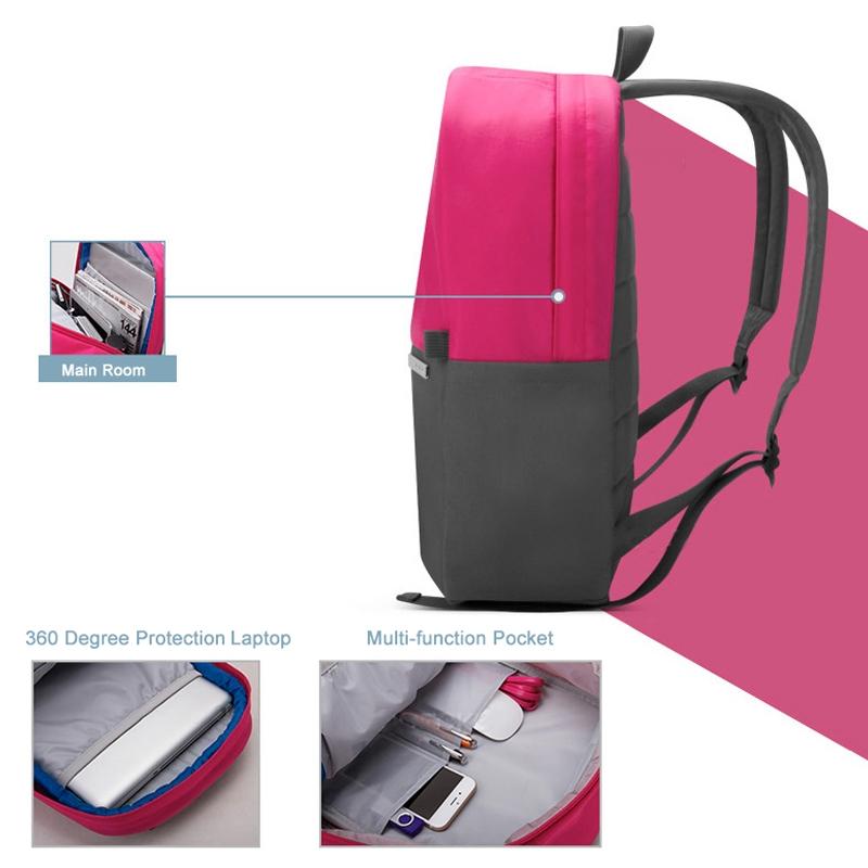 Xy Series Multi-Functional Backpack For 13.3 Inch Laptop - Fashion Colour Matching - Yellow