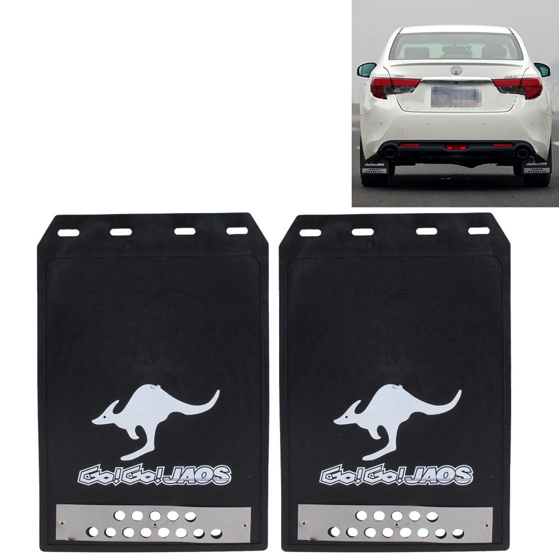 Premium Heavy Duty Molded Splash Front And Rear Mud Flaps Fender Guard Medium Size Random Pattern Delivery - Yellow