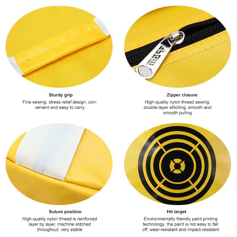 Versatile Golf Impact Trainer - Waterproof 26X44Cm - Yellow