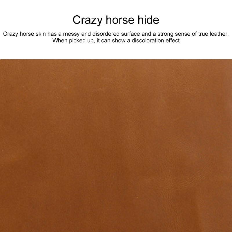 Premium Leather Business Laptop / Tablet Zipper Bag - Universal Fit - Brown