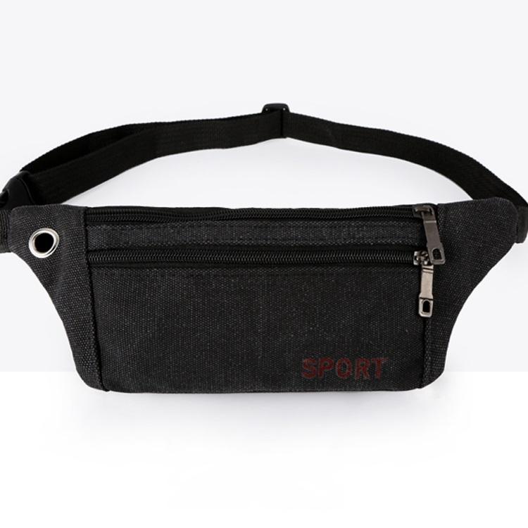 Versatile Canvas Shoulder Bag - Brown