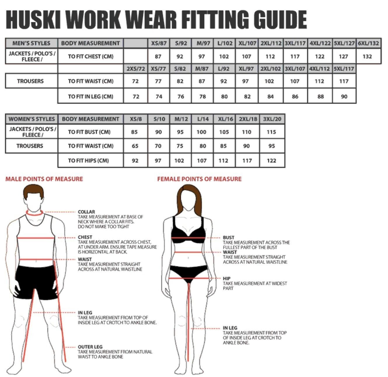 HUSKI Mens Cargo Shorts Work Casual Workwear - Bone - 2XL (102cm Waist)