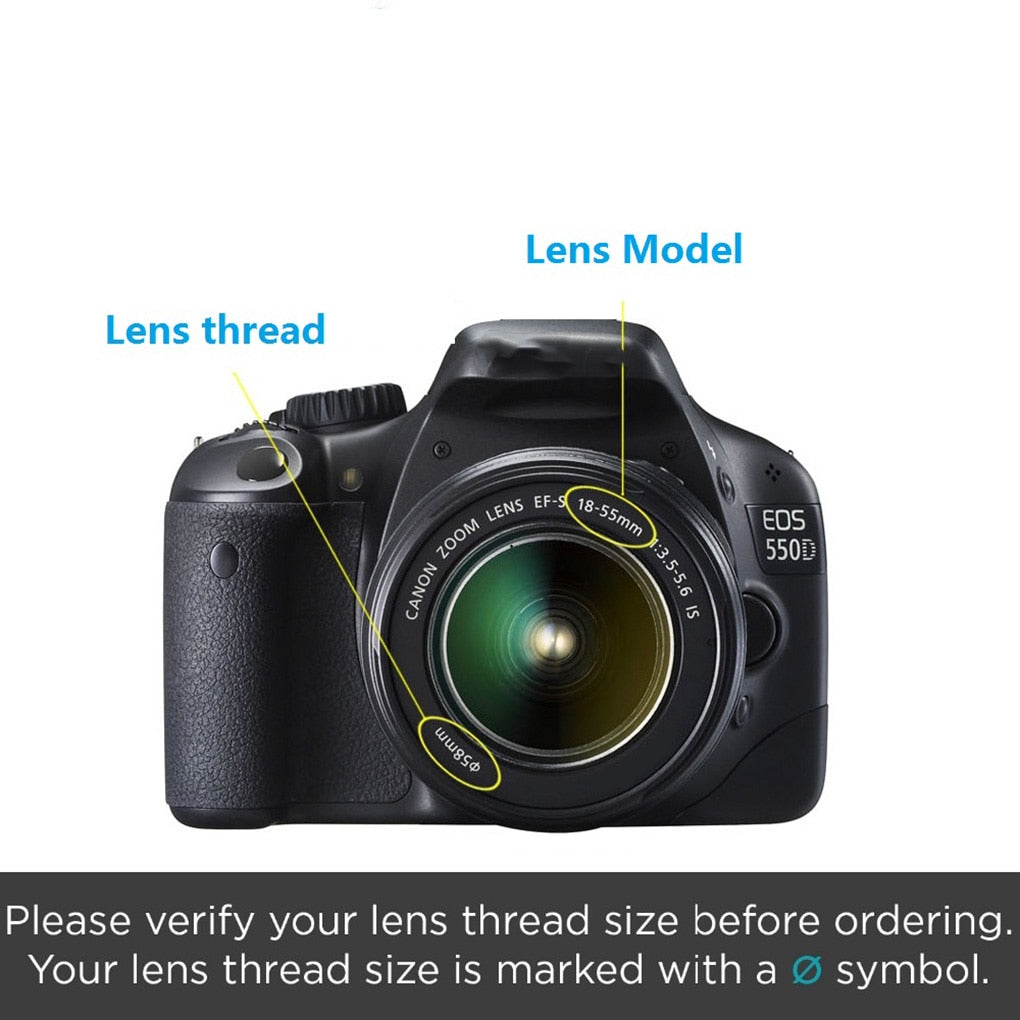 Hridz 3pcs UV CPL FLD Lens Filter Combo pack with Pouch for SLR Camera Colour Lens UV Filter - 49mm