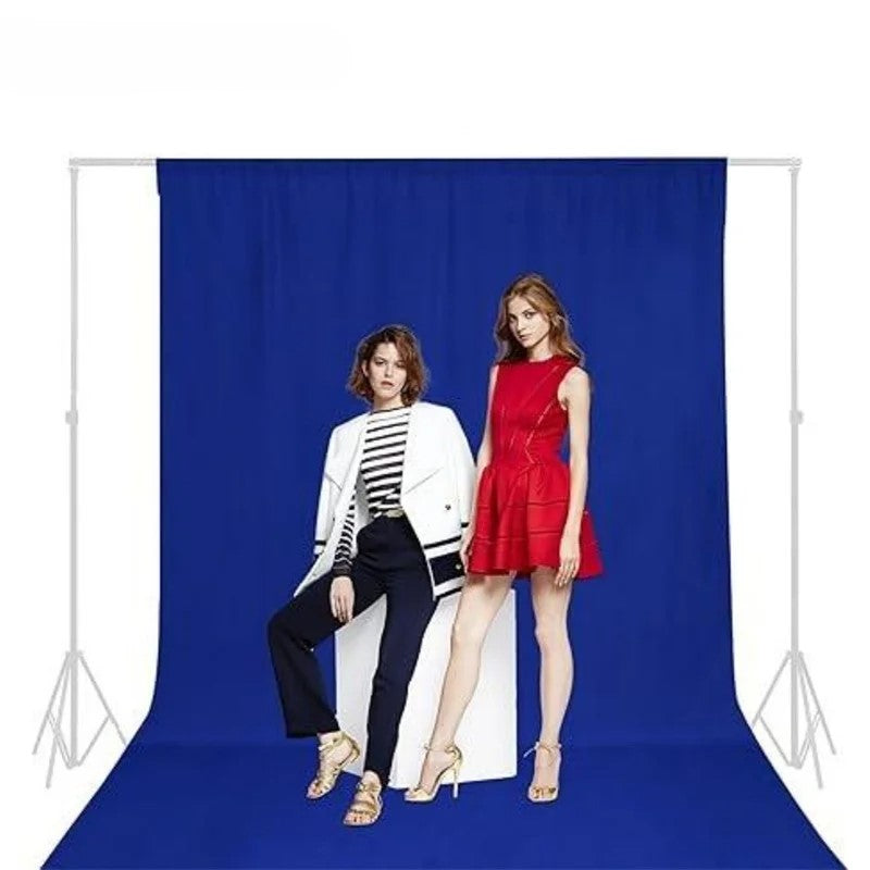 2Mx3M Gray Hridz Muslin Backdrops for Photography