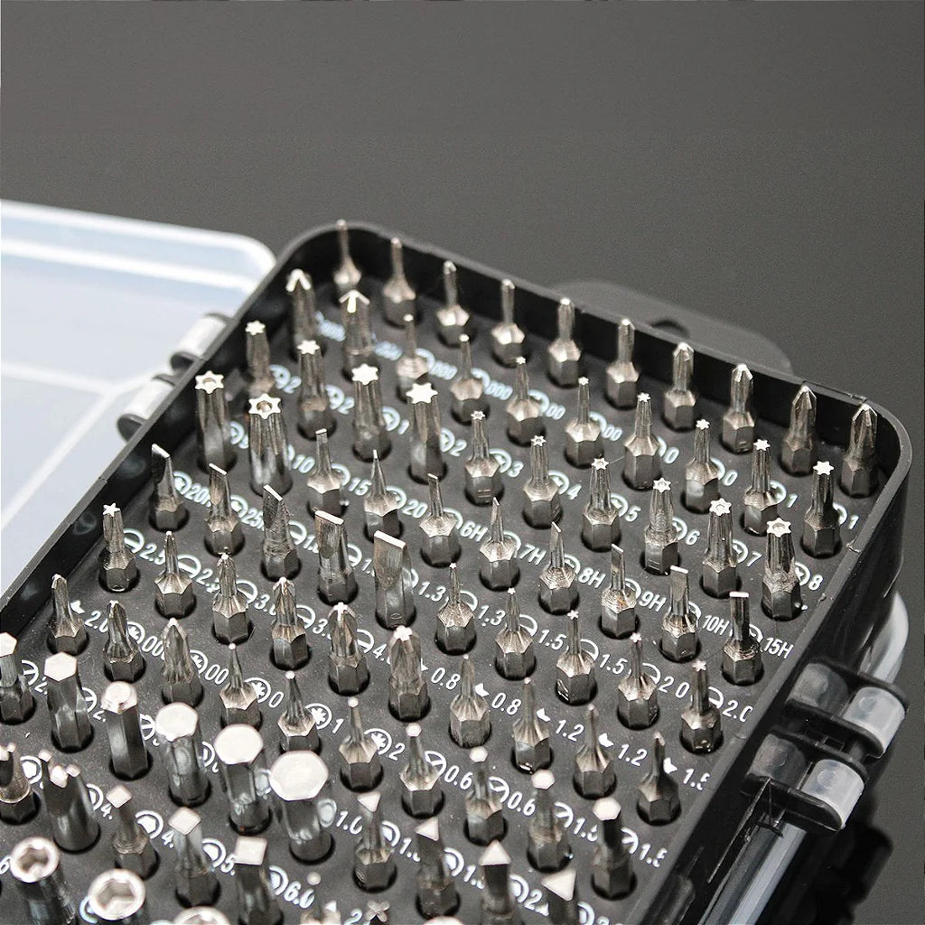 Blue 115-in-1 Precision Screwdriver Tool Kit for Electronics and DIY Repair
