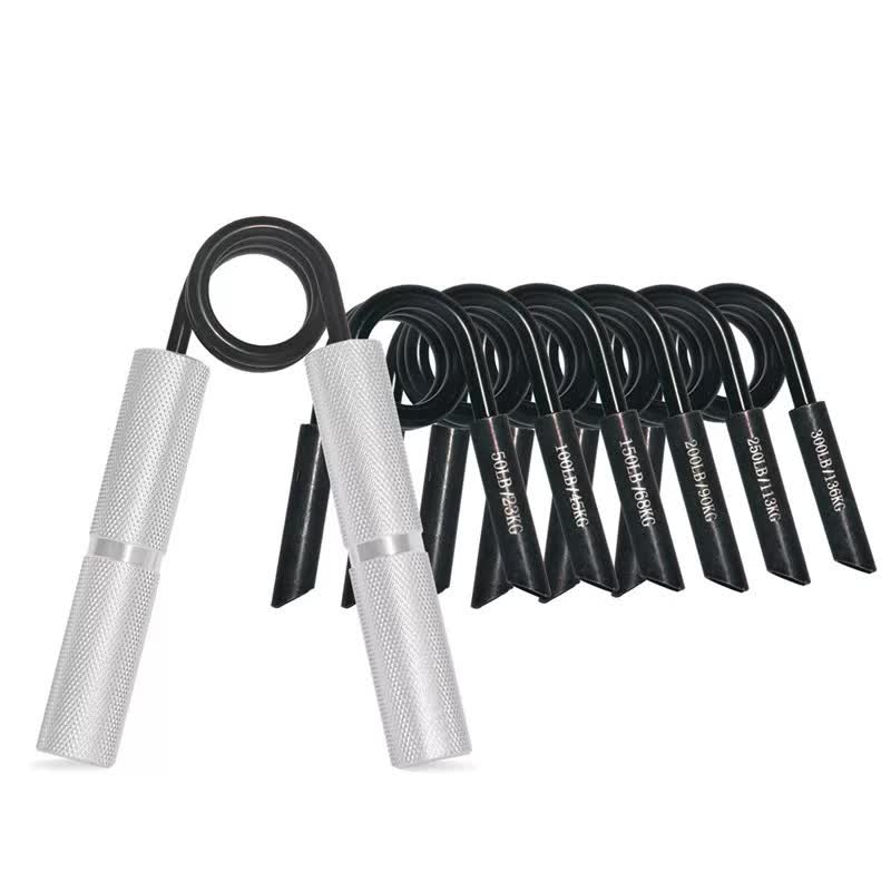 4-in-1 Aluminum Metal Grip Strength Trainer Set with Adjustable Resistance - Wrist, Finger, and Arm Exercise (50LB-200LB)