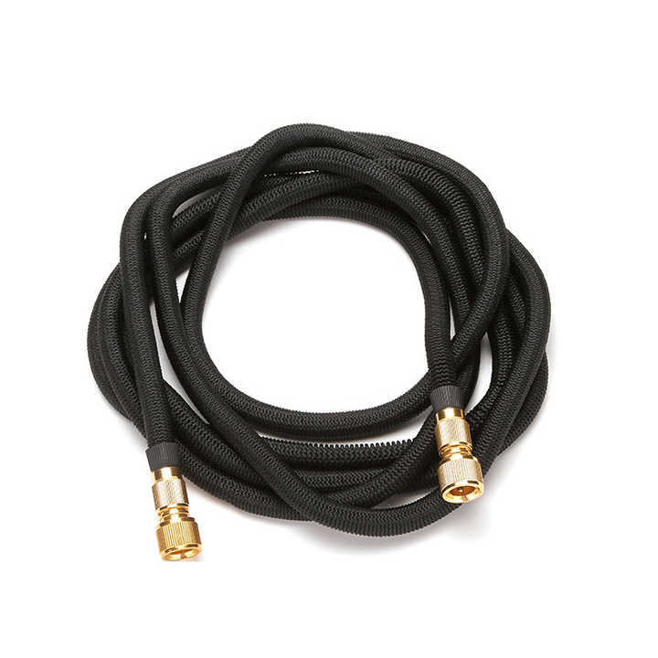 100FT Orange Expandable Garden Hose without Spray Gun - High-Pressure TPE Watering & Car Wash Tool