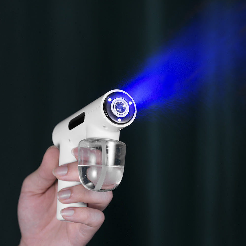 Portable Electric Humidifier Spray Gun - Blue Light Sanitizer - 50ml