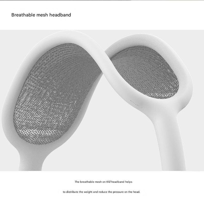 Blue Bluetooth Over-Ear Headphones - Mesh Headband, Wireless, Rotatable Earcups