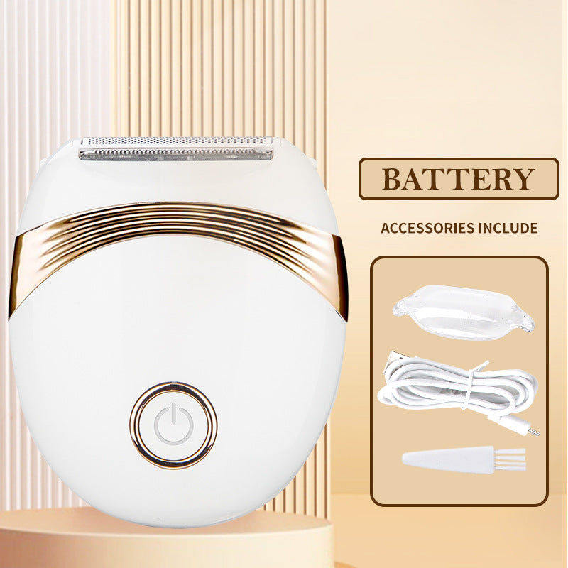 Rechargeable Women's Electric Razor - Mini Size, Perfect for Travel