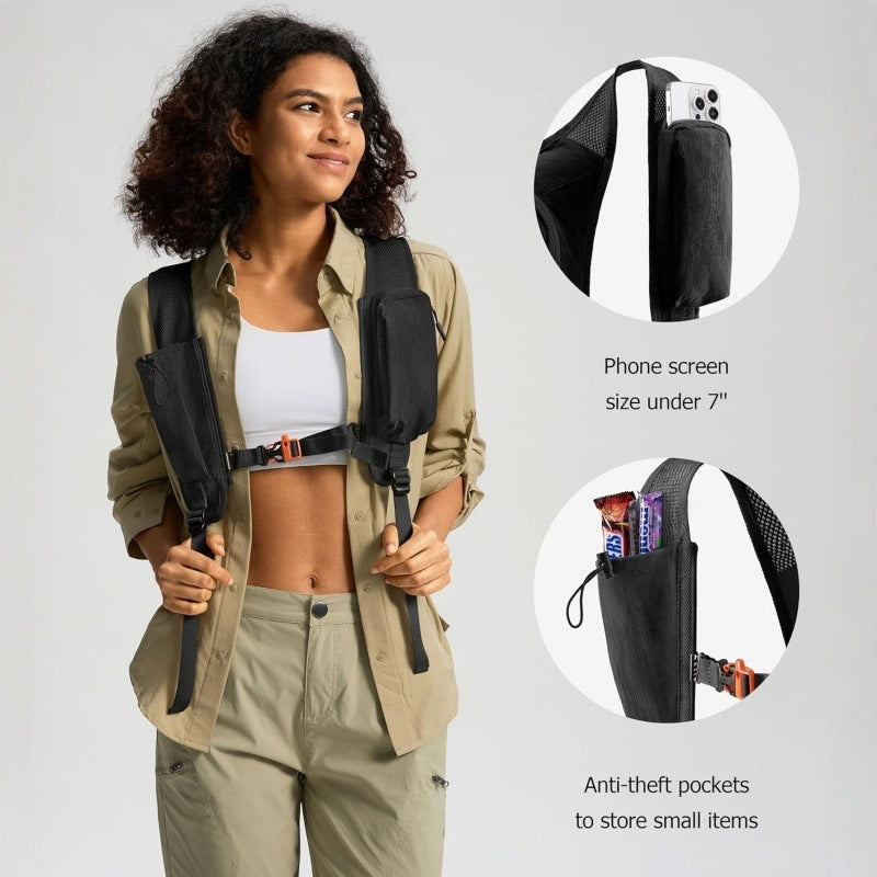 Beige Lightweight Foldable Backpack - Great for Hiking and Travel Backpacks