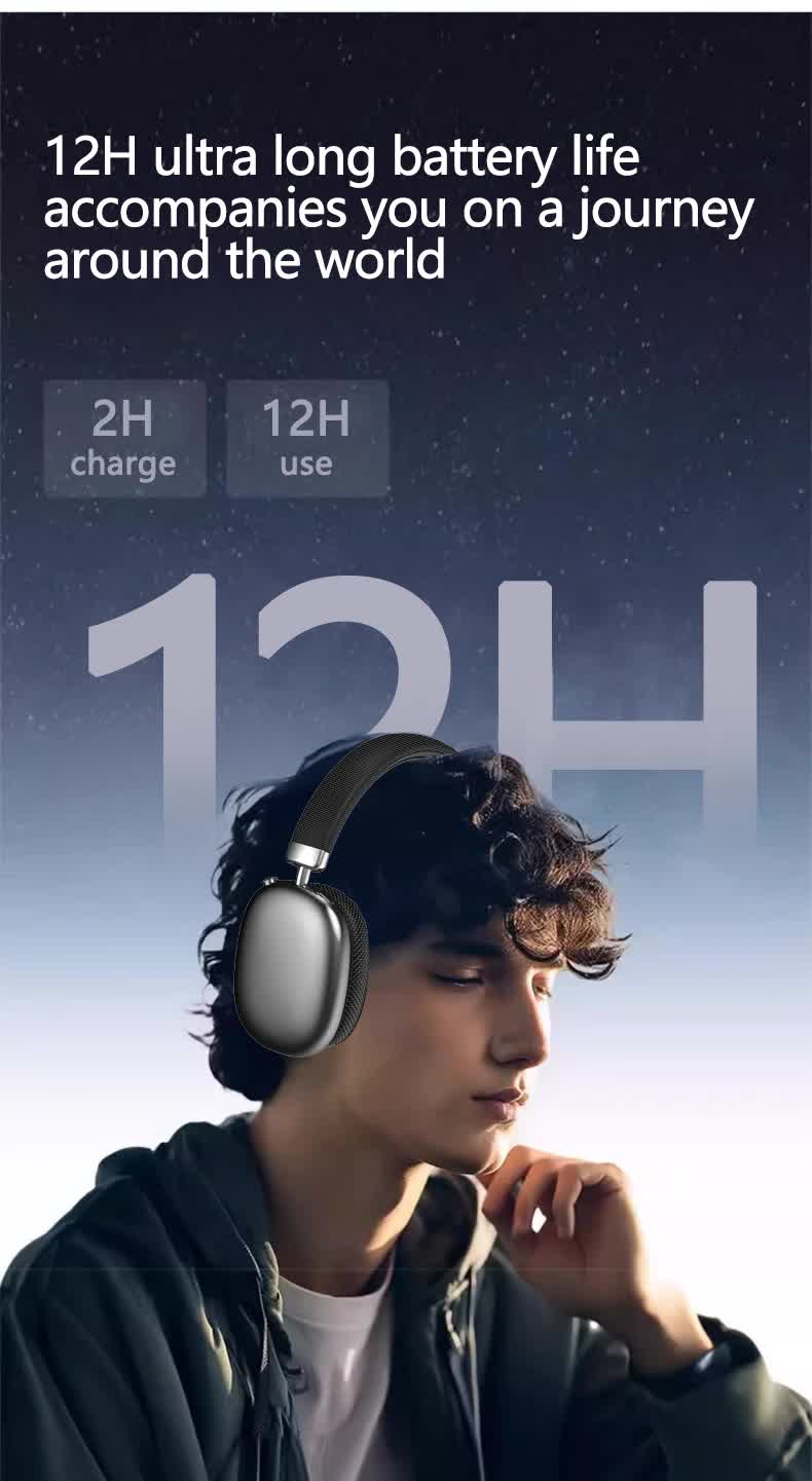 Pink Comfortable Over-Ear Headphones - Hi-Fi Sound, Long Battery, Swivel Control