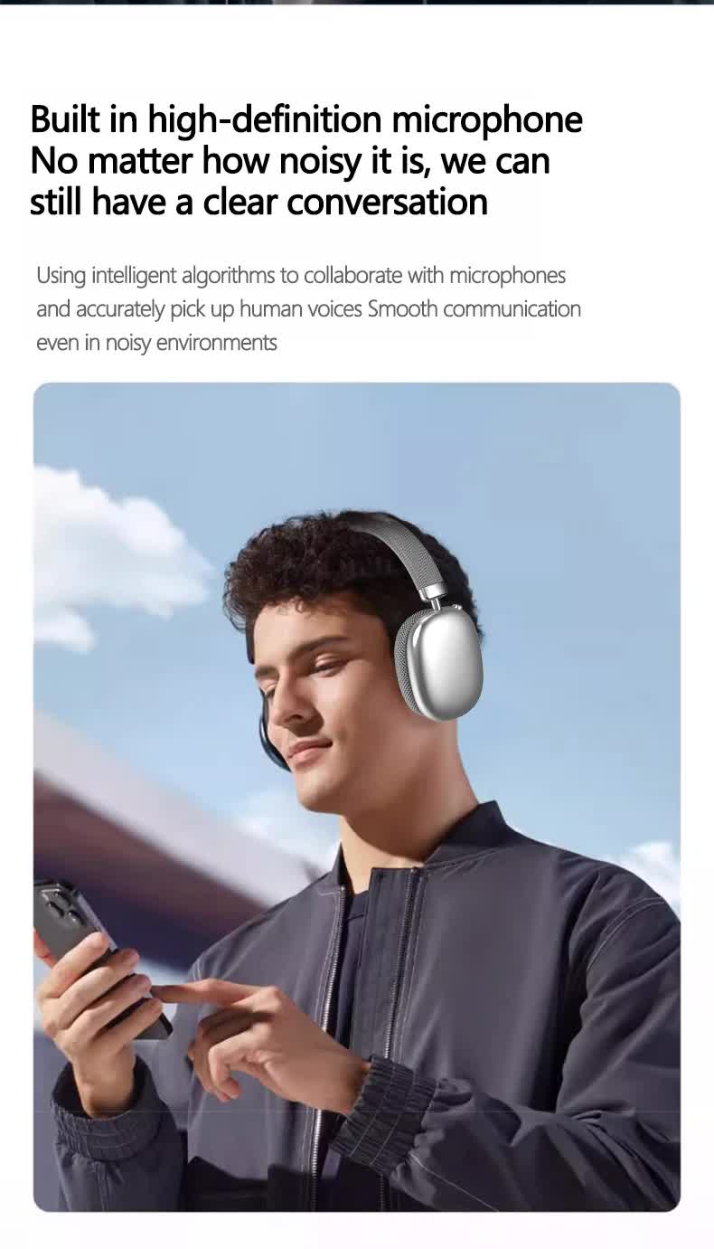 Pink Comfortable Over-Ear Headphones - Hi-Fi Sound, Long Battery, Swivel Control