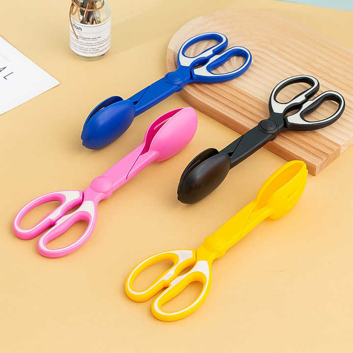 2 Pcs Black Pet Poop Scooper with Long Handle - Durable Plastic Waste Picker for Dogs and Cats