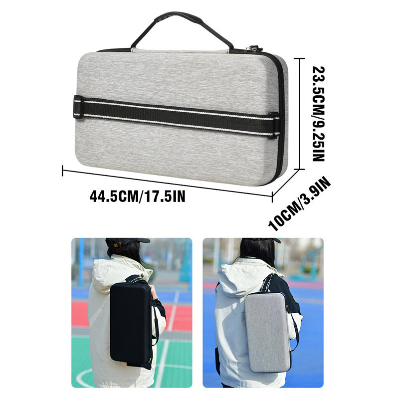 Set 1 White And Green T700 Carbon Fiber Pickleball Paddle Set - 2 Paddles, 4 Balls, and Portable Carry Bag for Adults and Students