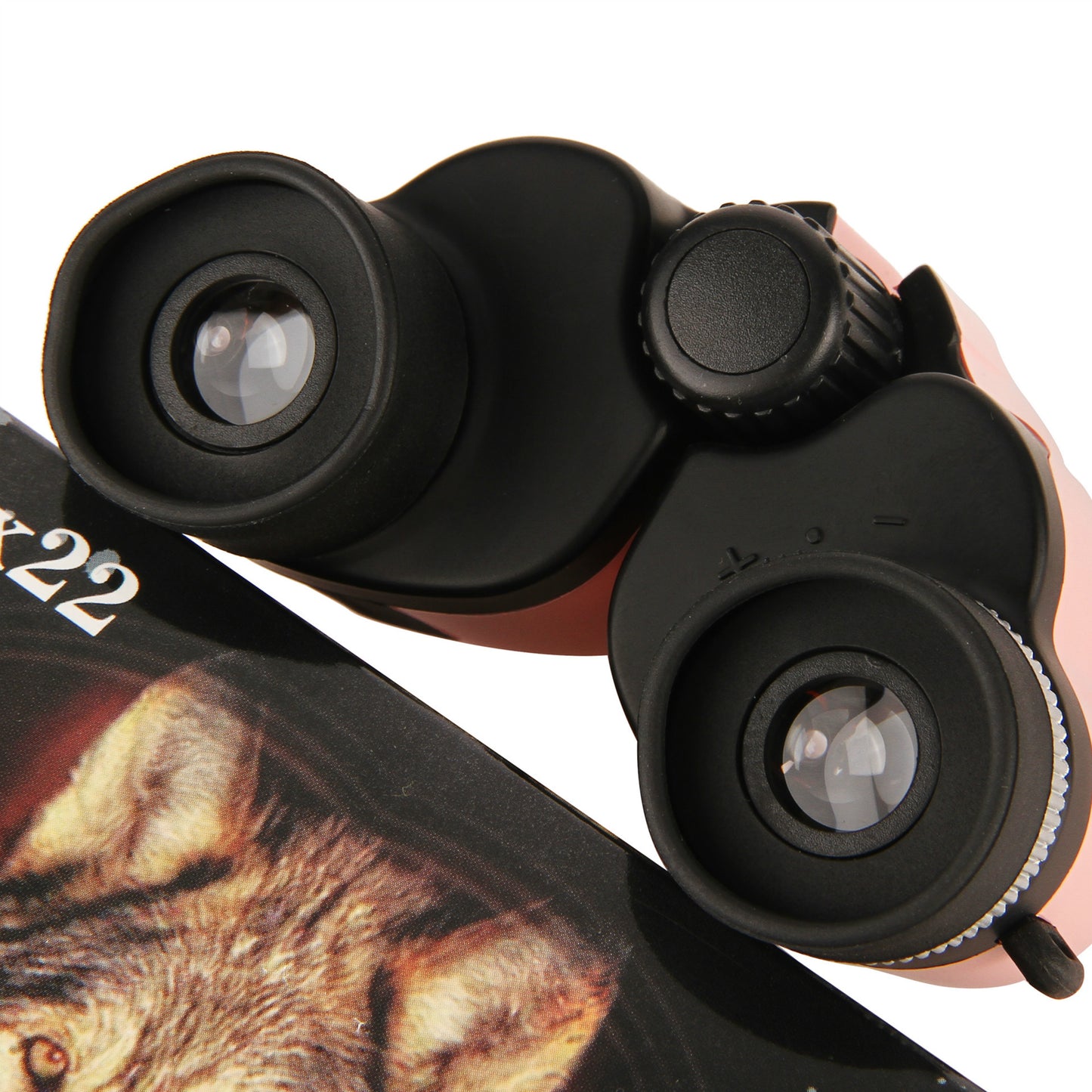 Black 10x22 Compact Binoculars - High-Magnification Multi-Color Portable Telescope for Hiking, Travel & Concerts