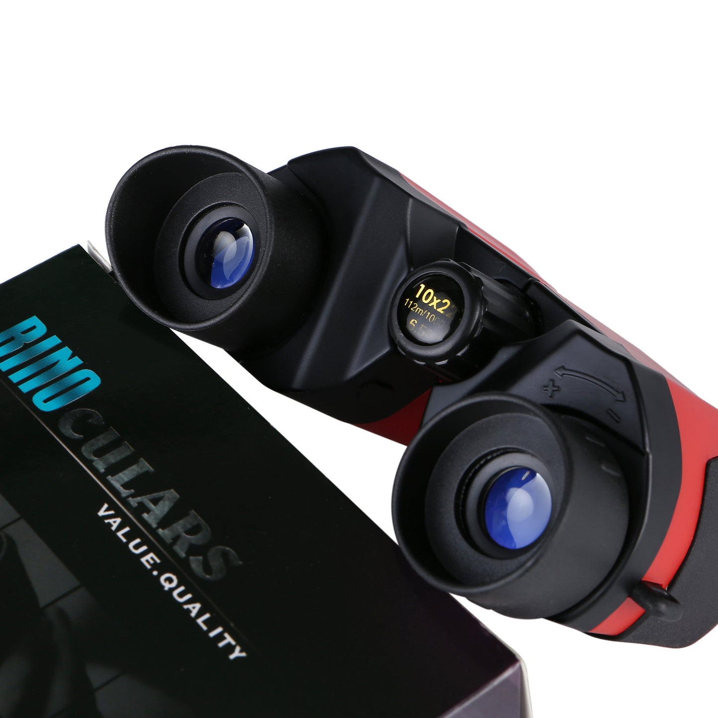 Green Blue (matte finish) 10x22 Kids Binoculars - Multi-Color Compact High-Definition Telescope for Outdoor Adventures & Concerts