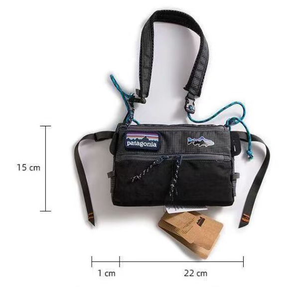 Green Unisex Sports Sling Bag - Casual Fishing Crossbody Bag with Workwear Style for Phone Storage