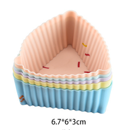 Style 10 Silicone Mini Cake Molds (30 Pack) - For Cupcakes, Desserts (6.7x6x3cm)
