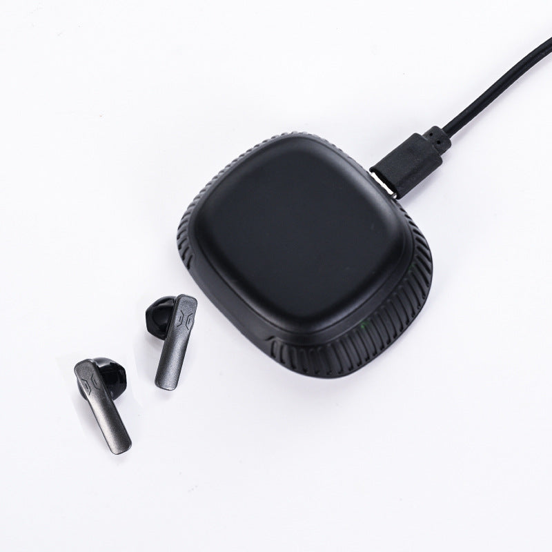 White Smart AI Translator Earbuds - Bluetooth 5.3, Noise Reduction & LED Charging Case