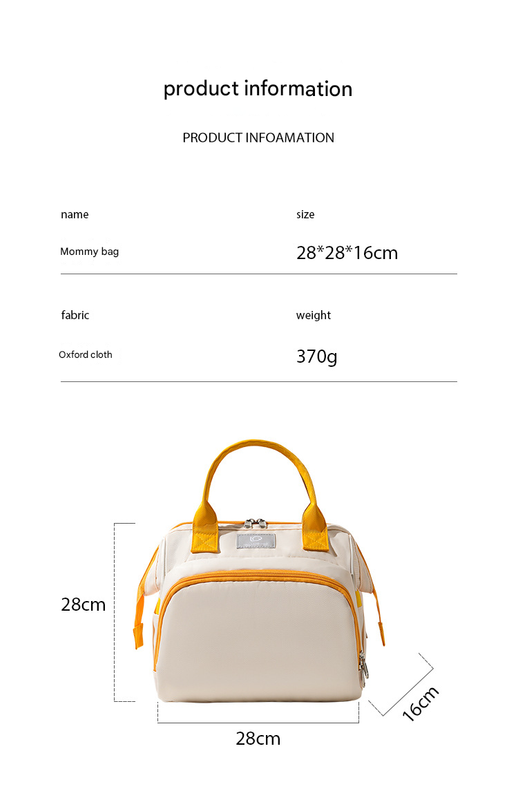 Beige Versatile 3-in-1 Nappy Bag | Convertible Backpack, Tote & Crossbody with Insulated Pockets