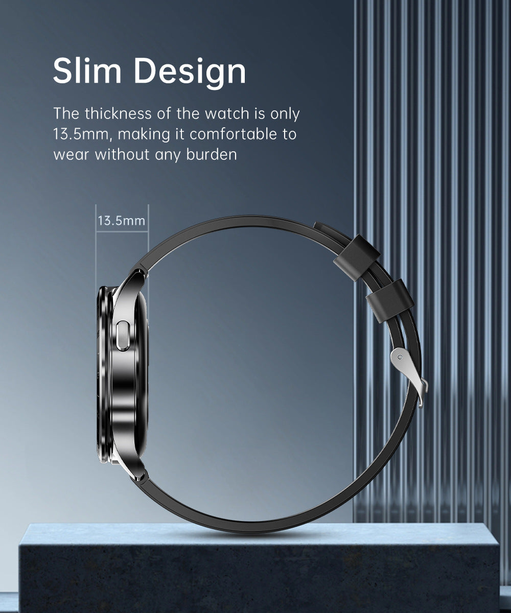 2-in-1 Smartwatch with Built-in TWS Earphones - IP67 Waterproof, Health Monitoring & CNC Metal Design(Green leather)