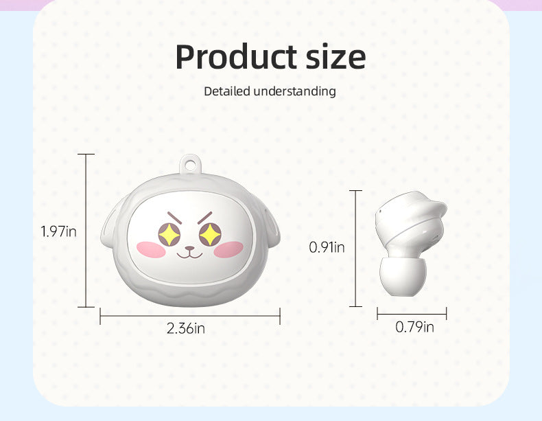 Fun Face-Changing TWS Earbuds with Rotating Case - Bluetooth 5.4, High-Quality Sound(purple)