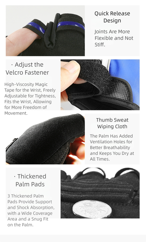 Size M Black Padded Half-Finger Cycling Gloves - Breathable Shock-Absorbing Workout Gloves for Gym & Fitness
