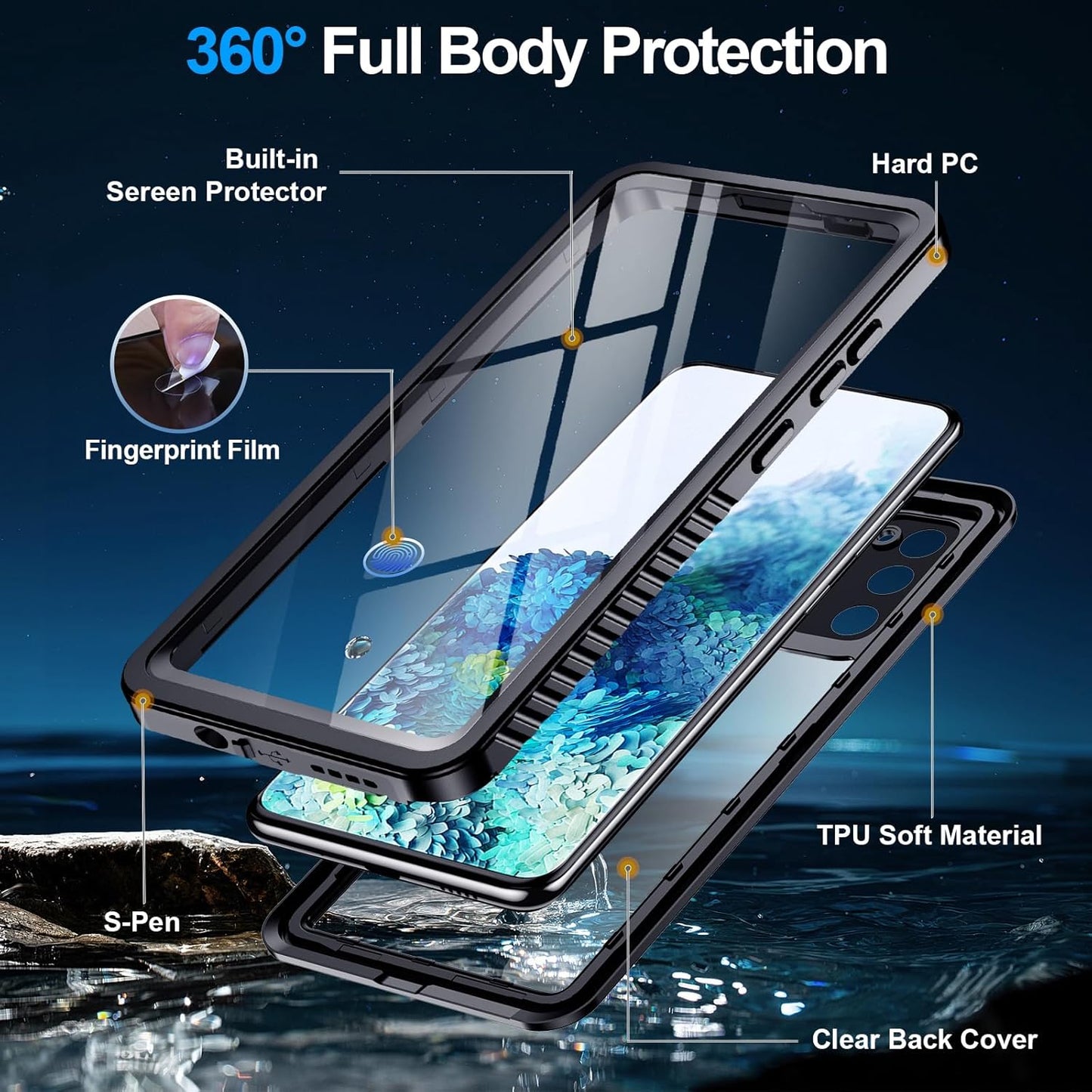 Samsung Galaxy S20 Plus Waterproof Case