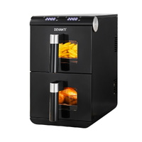 Devanti Air Fryer Oven 11L Dual Zone Black
