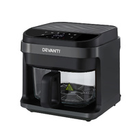 Devanti Air Fryer 5.5L 1200W Touch Control Black