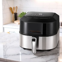 Devanti 5.5L Air Fryer & Grill Combo LCD 1500W