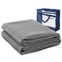Weisshorn 4M x 2.5M Annexe Matting Floor Mats Grey Mesh