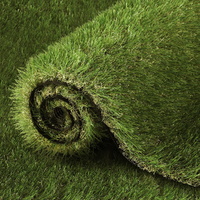 Prime Turf Artificial Grass 45mm 1m x 10m 4-Colour Synthetic Lawn