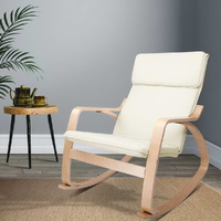 Artiss Rocking Armchair Bentwood Aero Nursing Chair