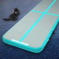 Everfit 3m x 1m Air Track Mat with Pump Gymnastics Mint Green